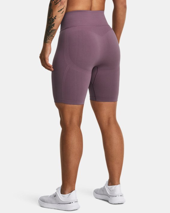 Women's UA Train Seamless Shorts, Purple, pdpMainDesktop image number 1